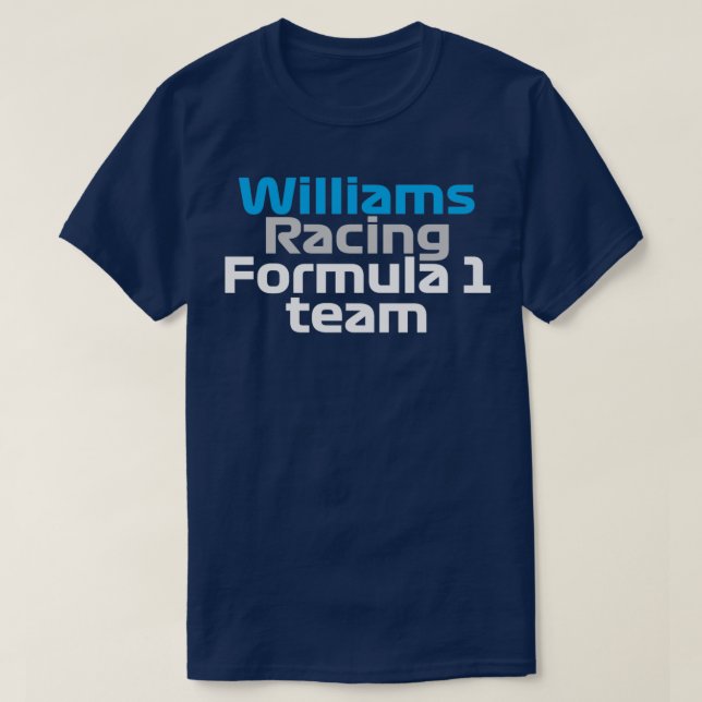 2021 Williams Tävla Support White T Shirt (Design framsida)