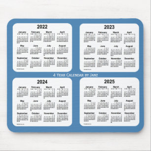 2022-2025 Stålblå 4-årskalender från Janz Musmatta