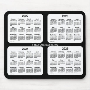 2022-2025 svartvita 4 år kalender vid Janz Musmatta