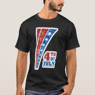 2022 4 juli 2012, Förenta staterna Flagga T Shirt