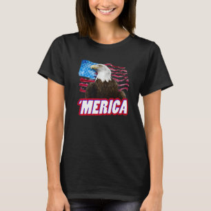 2022 4 juli 2012, Förenta staterna Flagga T Shirt