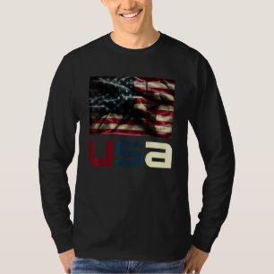 2022 4 juli 2012, Förenta staterna Flagga T Shirt
