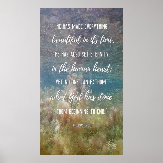 2022 Ancient Vatten: Ecclesiastes 3:11 Poster (Framsidan)