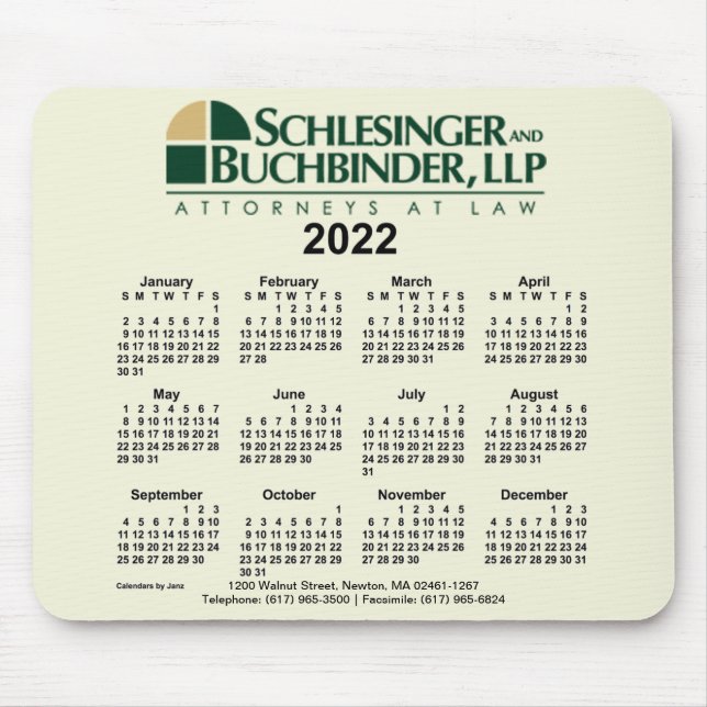 2022-Anpassningsbarnas kalender av Janz Mouse Pad Musmatta (Framsidan)