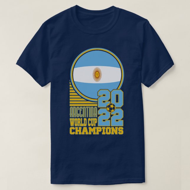 2022 Argentina VM-mästare T Shirt (Design framsida)