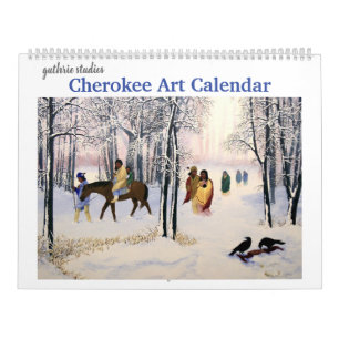 2022 års Cherokee Art Calendar Kalender