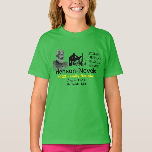2022 års familjeåterförening för Henson-Nevels T Shirt (Framsida)
