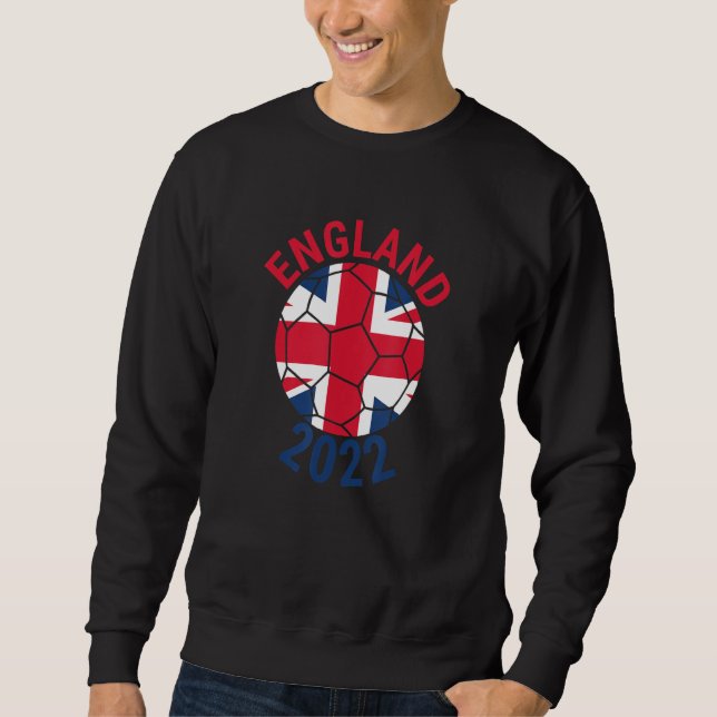 2022 års fotbolls-EM i England Lång Ärmad Tröja (Framsida)
