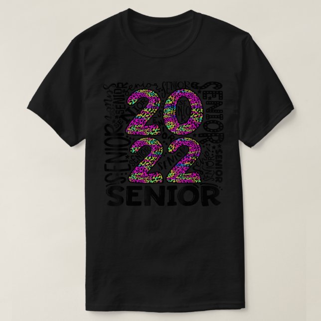 2022 års högsta Studentfest Klass 2022 Tie Dye T Shirt (Design framsida)