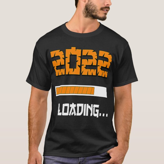 2022 års inläsning av kinesiska året för tigerzodi t shirt (Framsida)