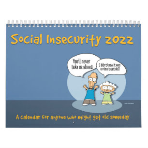2022 års lustigt kalender för Tecknaden "Social