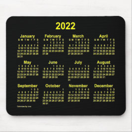 2022 års Neon Gult Calendar från Janz Musmatta