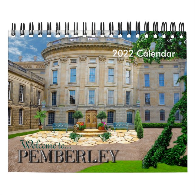 2022 års Pemberley-kalender i insida Kalender (Omslag)
