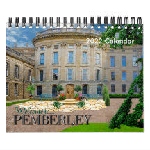 2022 års Pemberley-kalender i insida