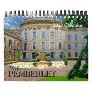 2022 års Pemberley-kalender i insida Kalender