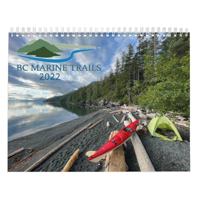 2022 BC Marine Trails Calendar Kalender (Omslag)