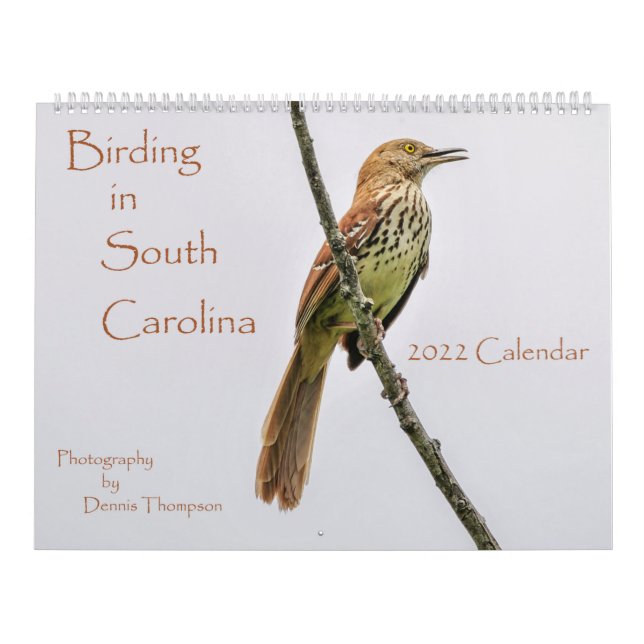 2022 Birding in South Carolina Calendar Kalender (Omslag)