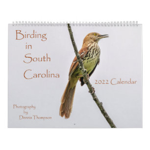 2022 Birding in South Carolina Calendar Kalender