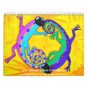 2022 Calendar~Lizards in Sunglass Kalender