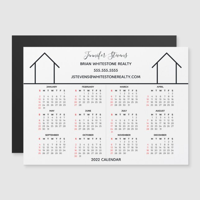 2022 Calendar Real Gods Company Anpassningsbar Mag (Fram/baksida)