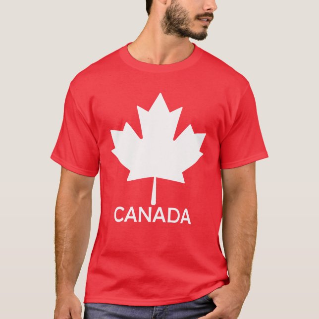 2022 Canadian Flagga Maple Löv Funny Canada Day So T Shirt (Framsida)