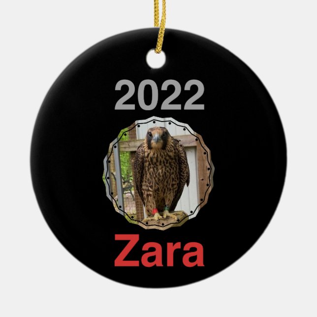 2022 Ceramic Circle Ornament Zara (Framsidan)