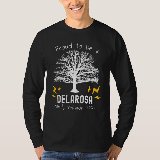 2022 Delarosa Family Reunion Tree Summer Party Las T Shirt (Framsida)