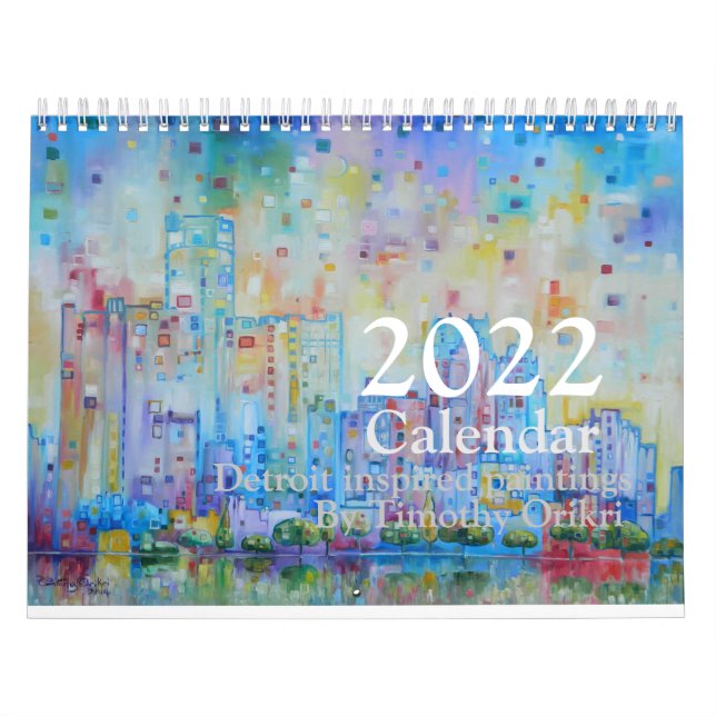 2022 Detroit inspired Calendar Kalender (Omslag)