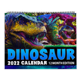 2022 DINOSAUR WORLD CALENDAR: Kids Calendar Print Kalender