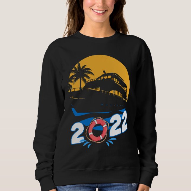 2022 Familjekryssning, segling och kryssning T Shirt (Framsida)
