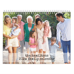 2022-familjens fotokalender 13 Bilder & Anpassning Kalender