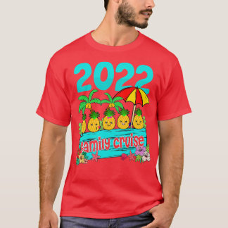 2022 Family Cruise Manar Women Boys Girls som segl T Shirt