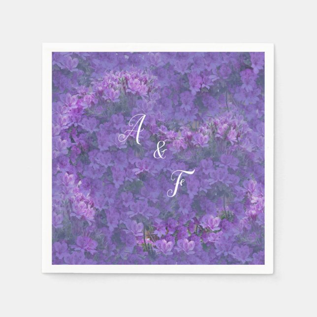 2022 färg av året blommor pappersservett (Framsidan)