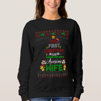 2022 First Christmas With My Smokin Hot And Wife A T Shirt