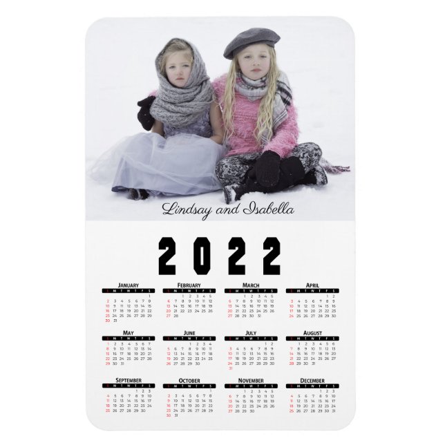 2022 Fotokalendermagnet Magnet (Vertikal)