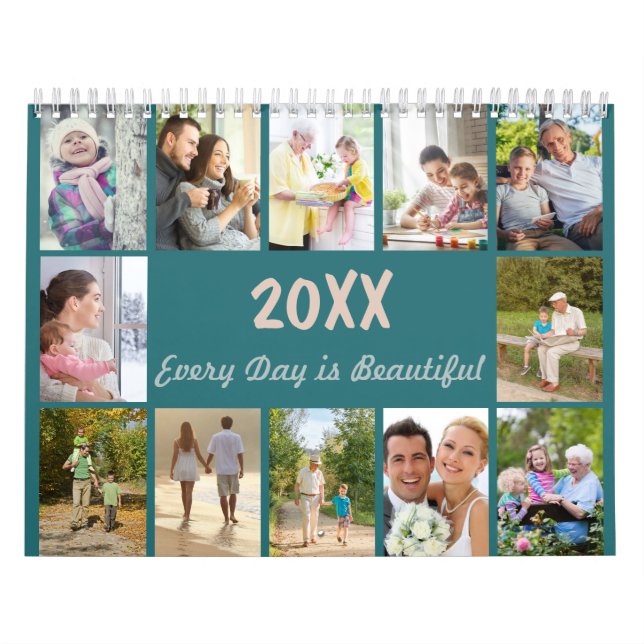 2022 Fotokollage Månadsfoto och Speciella anteckni Kalender (Omslag)