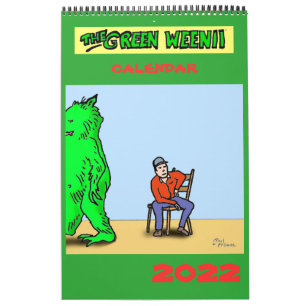 2022 Grönt Weenii-kalender Kalender