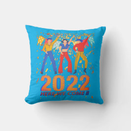 2022 HÄR KOMAR VI en lustig gåva från nyårsafton p Kudde