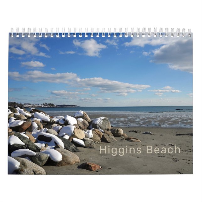 2022: Higgins Beach Maine Photography Calendar Kalender (Omslag)