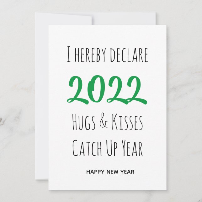 2022 HUGS OCH KISSES | Nytt år (Framsida)