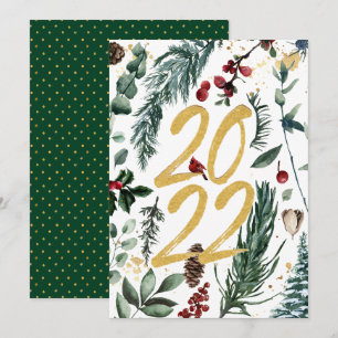 2022 - Julen Guld Gräs Bough Magnolia