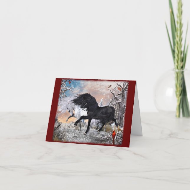 2022 Julhästar julen ver2 Kort (Framsida)