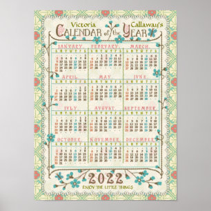 2022 Kalender (Se Beskrivning för ny version)  Poster
