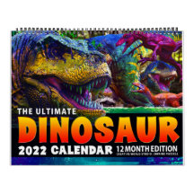 2022 KIDS DINOSAUR WALL CALENDAR: Advent