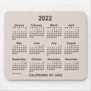 2022 La Boca Smoke Calendar av Janz Mouse Pad Musmatta