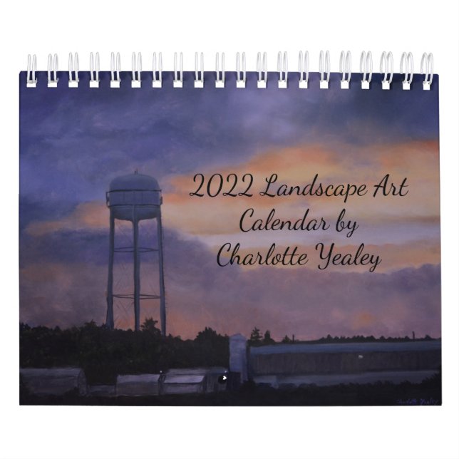 2022 Landscape Art Calendar av Charlotte Yealey  Kalender (Omslag)