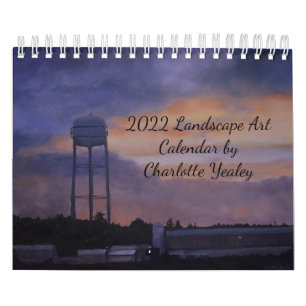 2022 Landscape Art Calendar av Charlotte Yealey Kalender