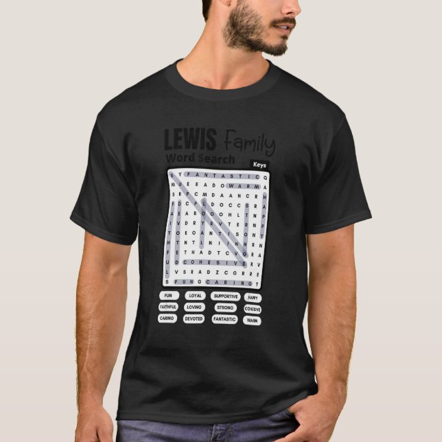 2022 LEWIS Familjeåterförening Träd Sommaren Party T Shirt (Framsida)