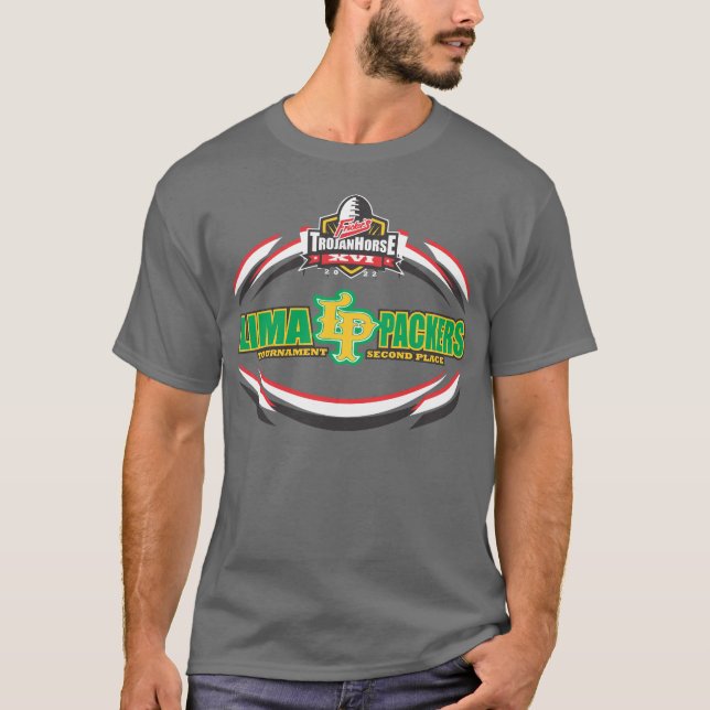 2022 Lima Packers Trojan Horse Tournament Team T Shirt (Framsida)
