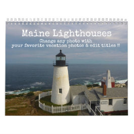 2022 Maine Kusten Ocean Photography Lighthouse Kalender
